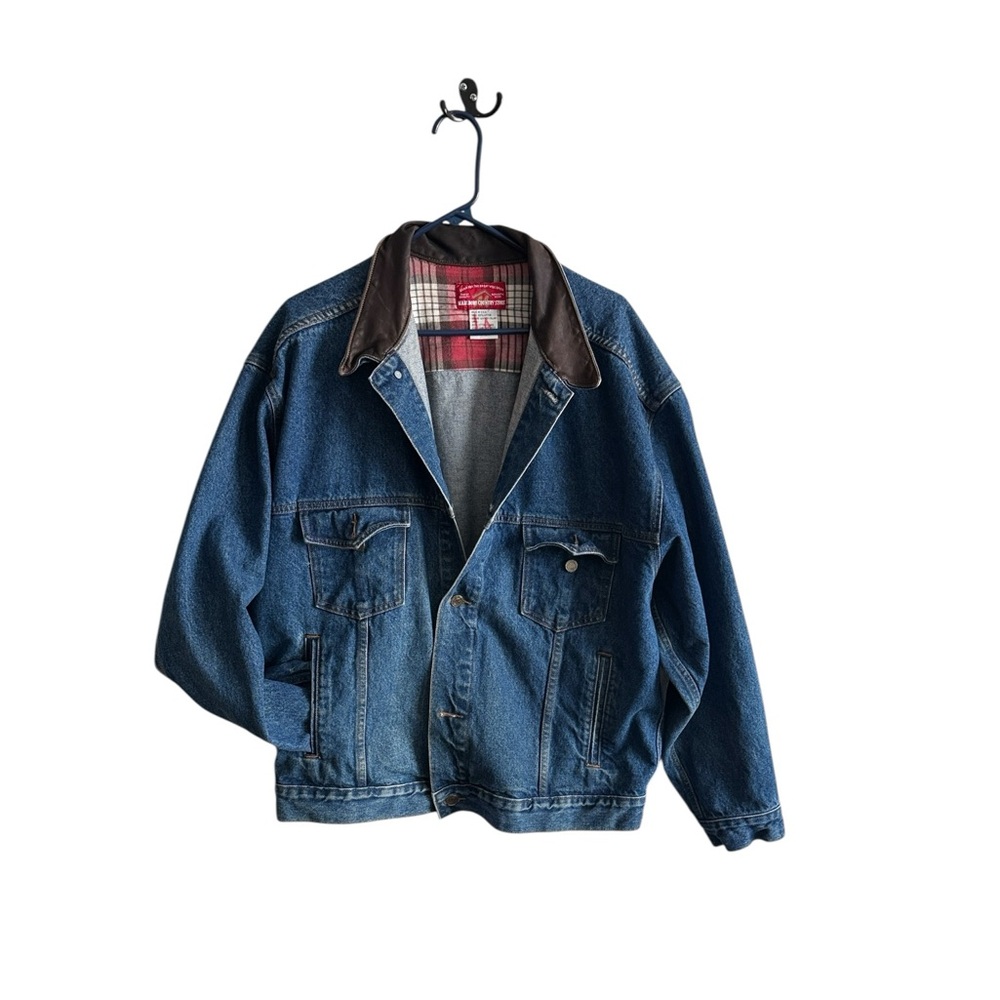 Vintage Marlboro Country Store Trucker Jacket Cotton Made In The USA Mens XL